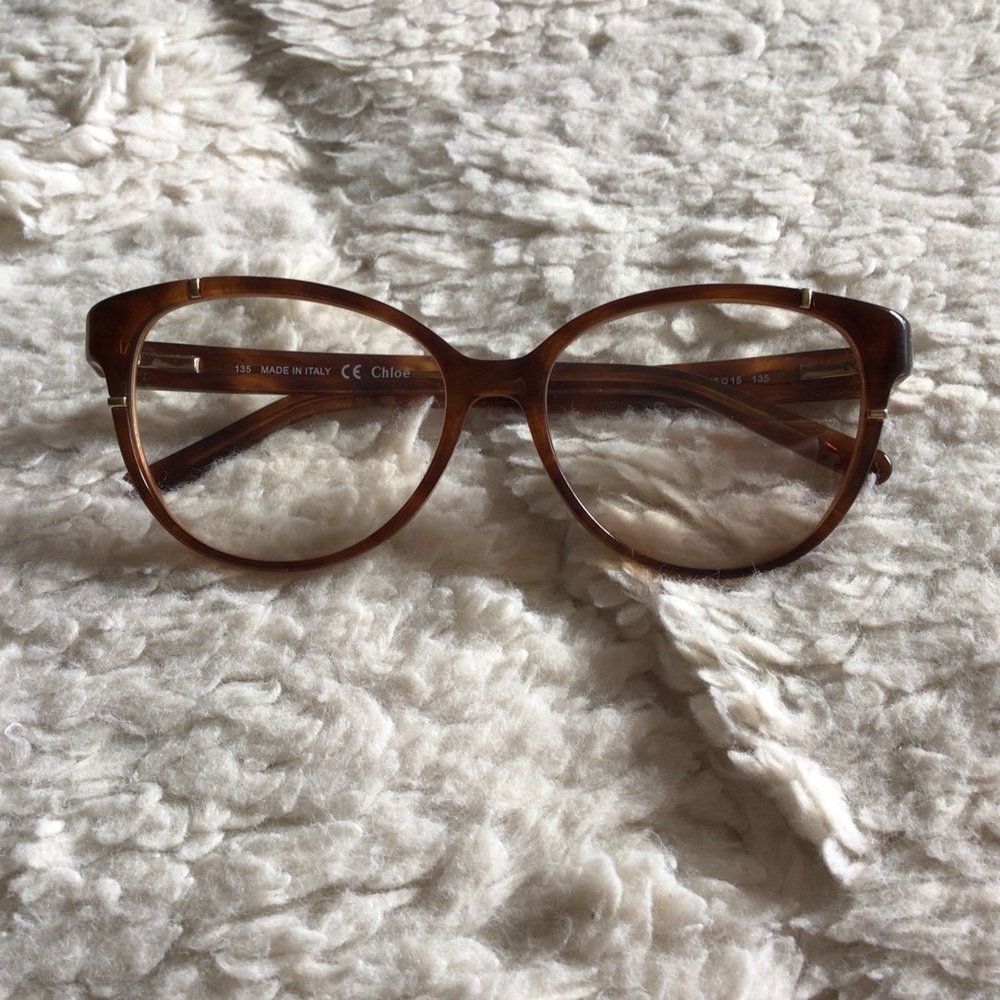 Chloe Eyewear Eyeglasses CE2612 282 Cateye Tortoise Frame - Damaged/Repaired - Picture 1 of 16